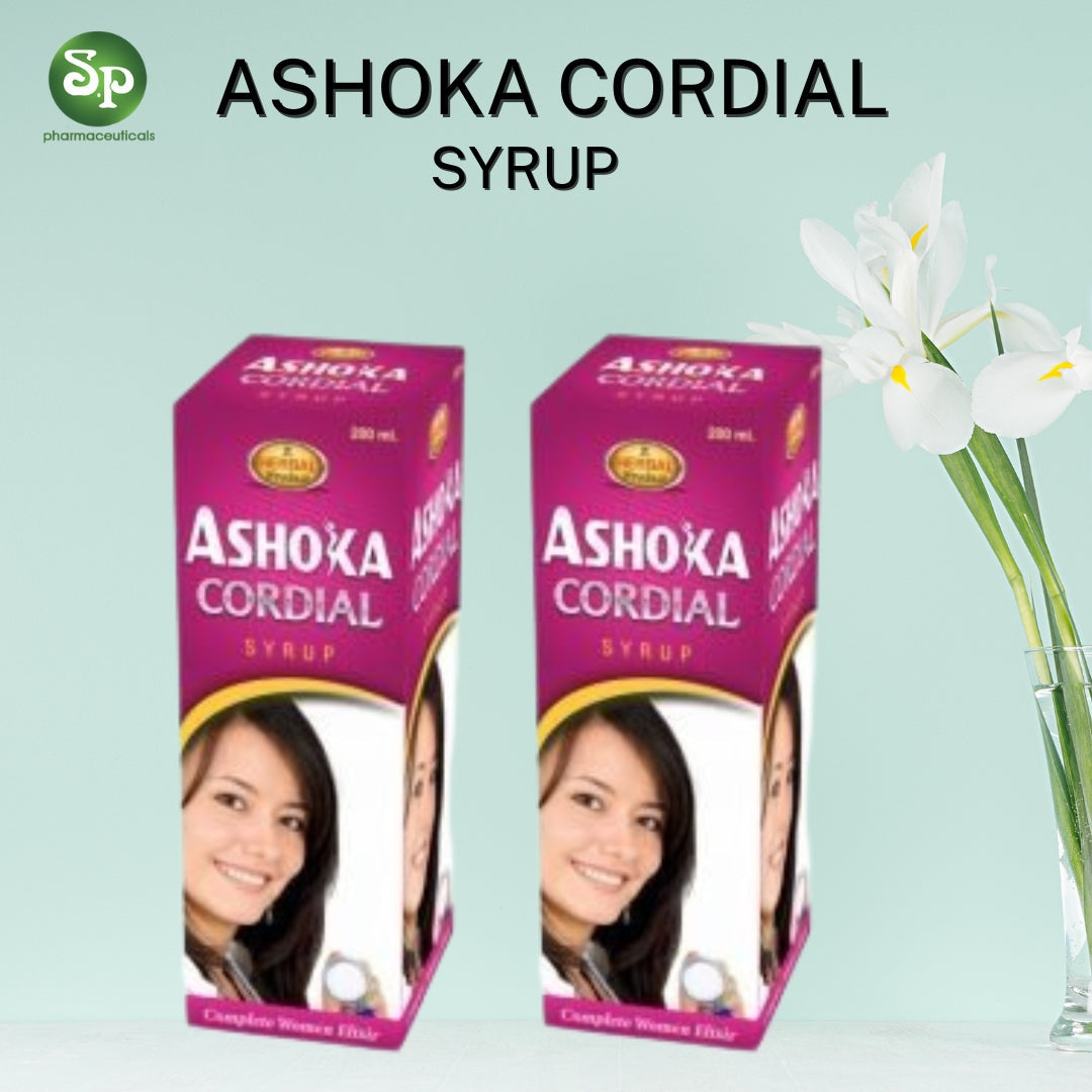 🌸 S.P. Ashoka Cordial Syrup: Ayurvedic Care for Women's Wellness