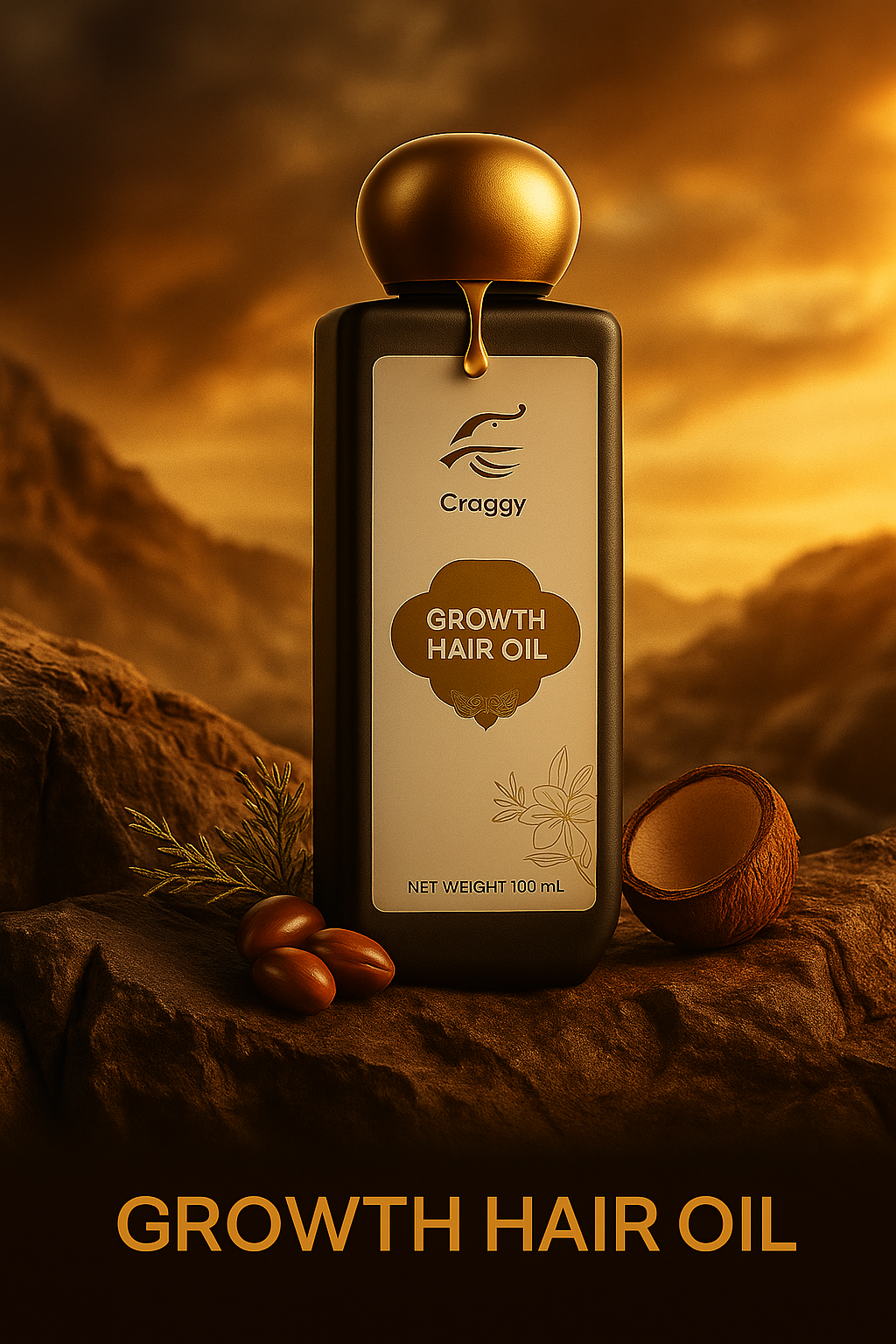 CRAGGY Growth Hair Oil (100ml)