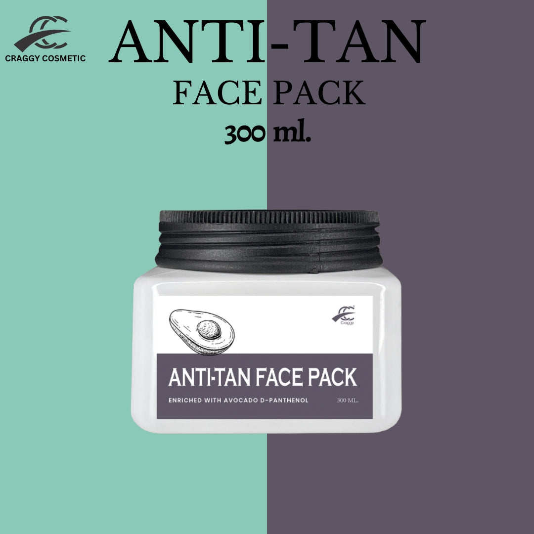 Craggy Anti-Tan Face Pack – Naturally Remove Tan &amp; Brighten Your Skin