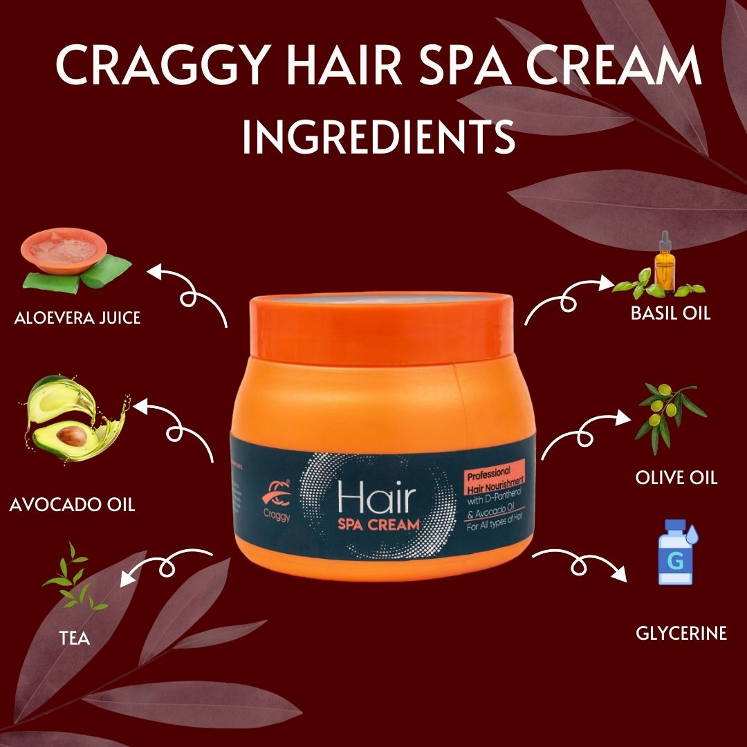 Hair Spa Cream & Hair Growth Oil (500g/100ml)