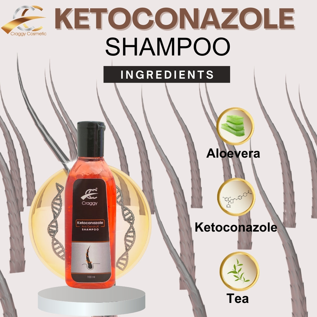 Ketoconazole Anti Dandruff Shampoo | 100ml (Pack Of 2 )