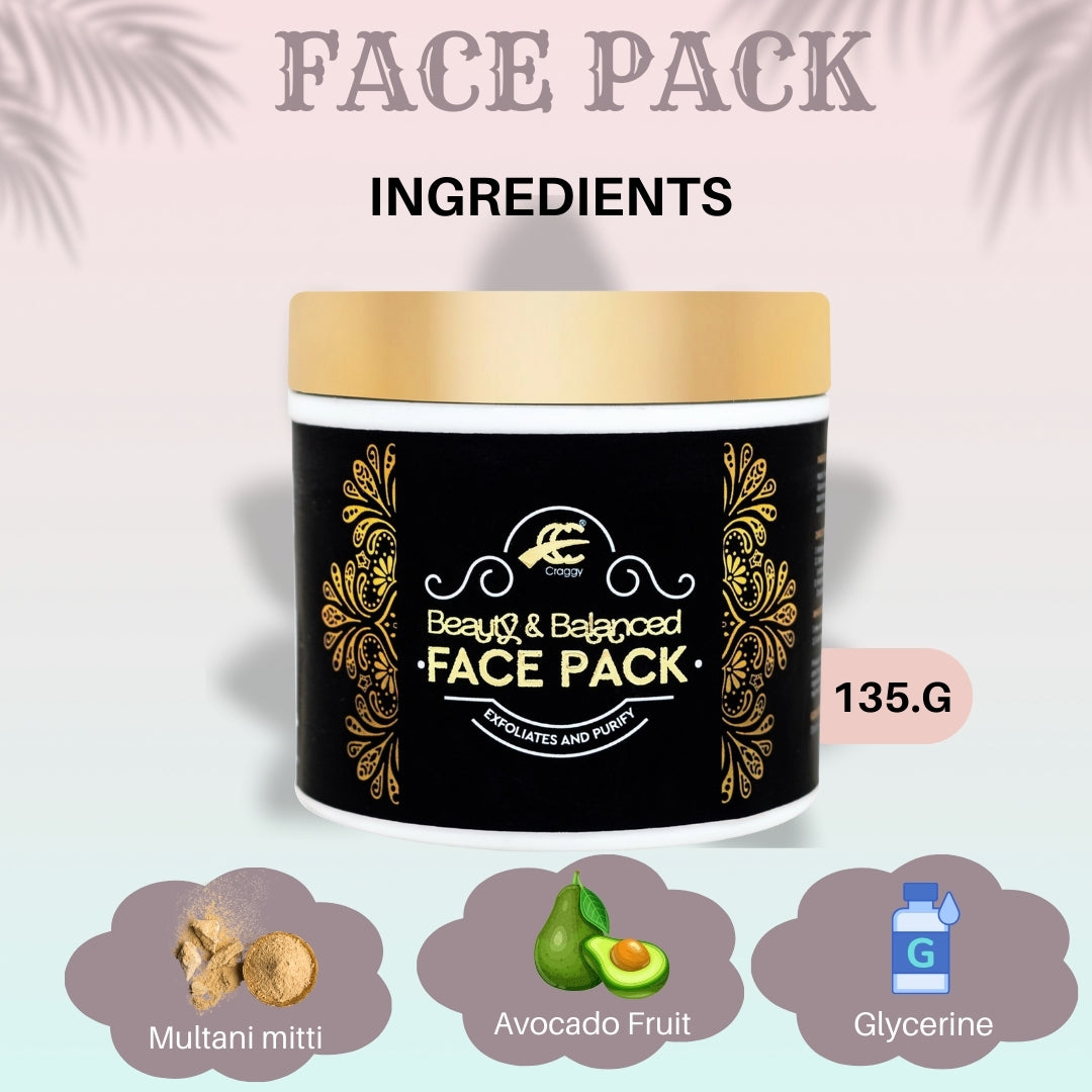 Beauty & Balanced Face Pack (135g.)