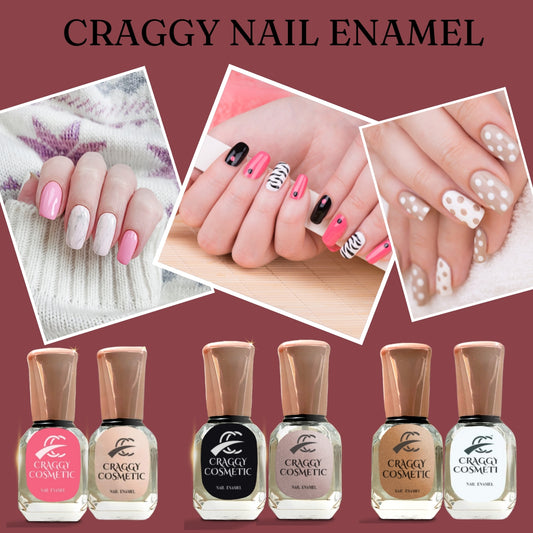 Craggy Nail Enamel 10.ml (Pack of 6 Pcs)