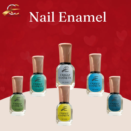 Craggy Nail Enamel 10.ml (Pack of 6 Pcs)