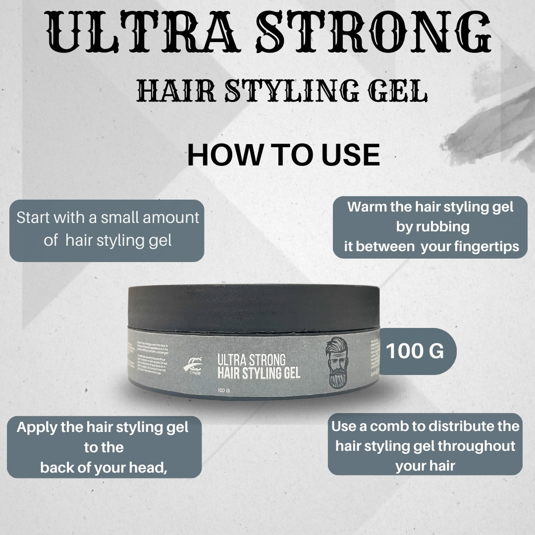 Ultra Strong Beard & Hair Styling Gel (100 g.)