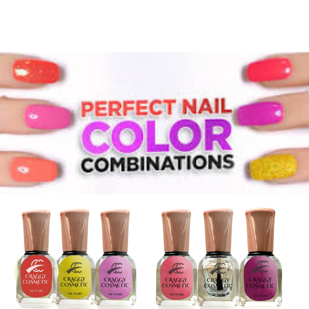 Craggy Nail Enamel | 10ml (Pack Of 6 Pcs)