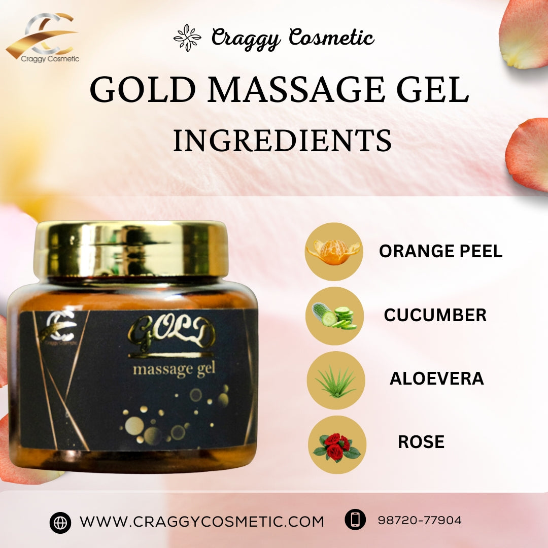 Gold Massage Gel (200 ml.) Adds a natural glow and radiance to the skin.