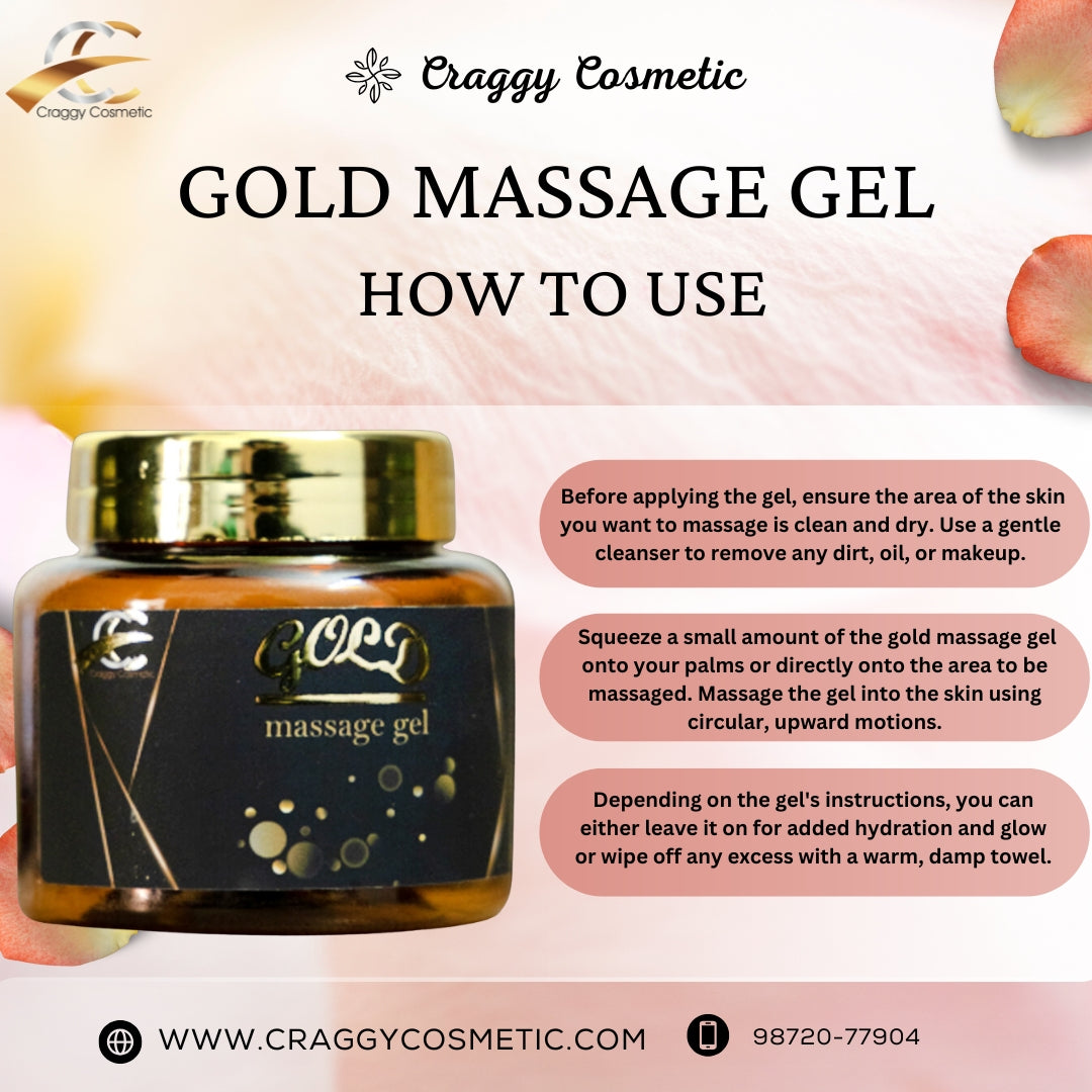 Gold Massage Gel (200 ml.) Adds a natural glow and radiance to the skin.