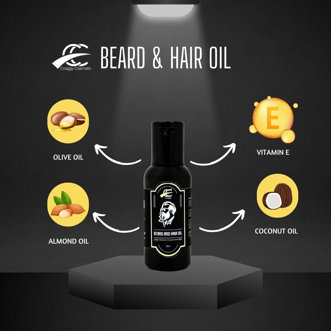 Beard and Hair oil  (50ml)