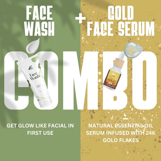 Fruit Punch Face Wash + 24 k Gold Flakes Face Serum