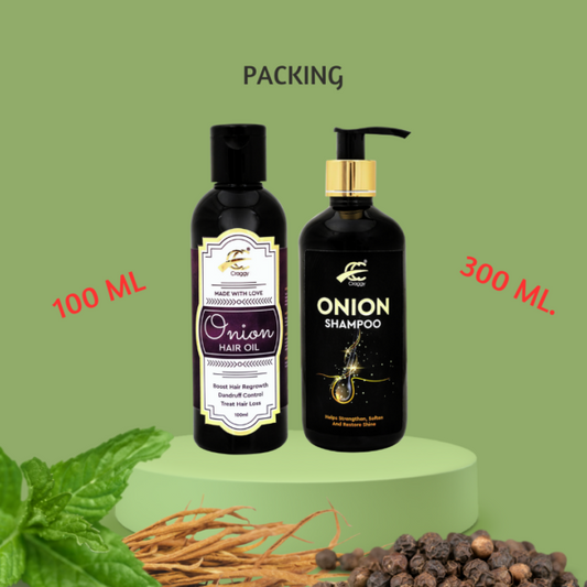 Onion Hair Shampoo (300 ML ) And Hair Oil (100 ML ) Combo