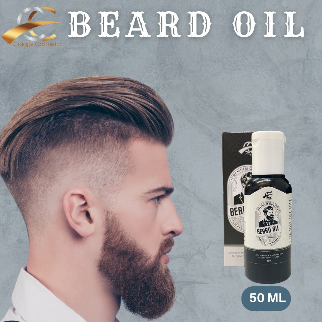 Beard Oil (50 ml) Thicker Looking Beard (Pack Of 2)