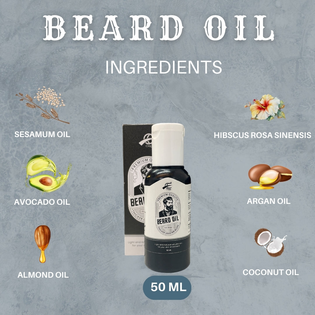 Beard Oil (50 ml) Thicker Looking Beard (Pack Of 2) second image