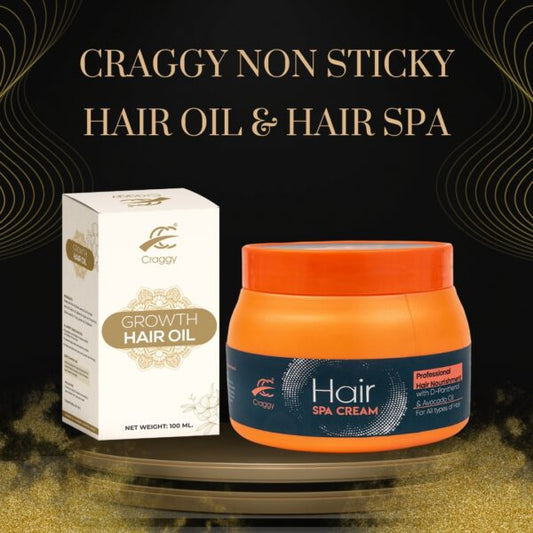 Hair Spa Cream & Hair Growth Oil (500g/100ml)