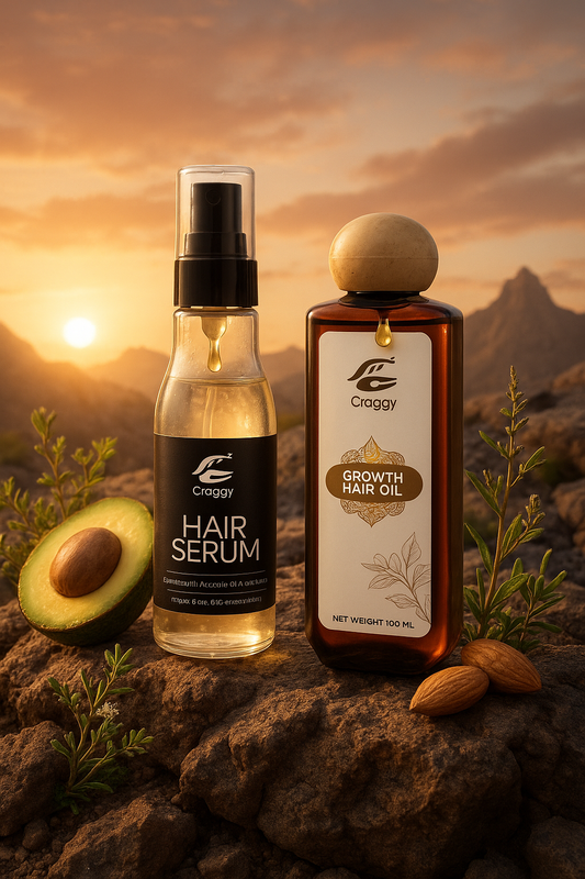 Craggy Non sticky Hair Serum And Hair Oil (100 ml)