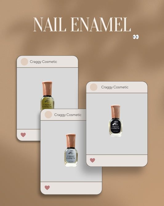 Craggy Nail Enamel | 10ml (Pack of 6 Pcs)