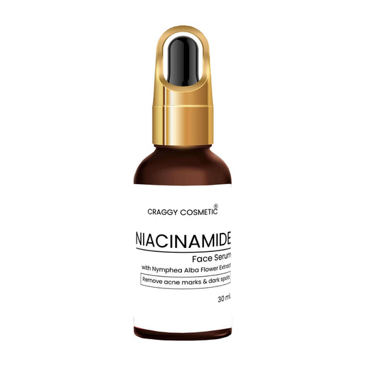 Craggy Cosmetic Niacinamide Face Serum – Brightening & Acne Mark Removal