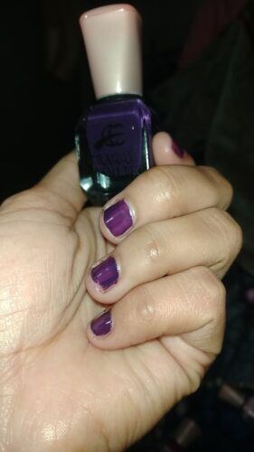 Deep Purple Nail Enamel photo review